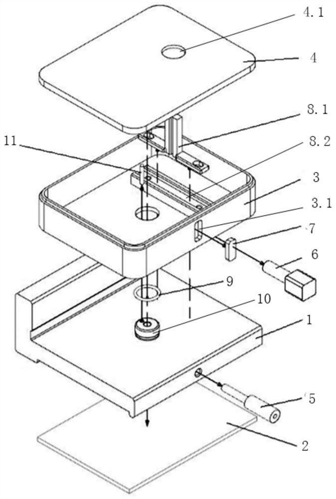 Online gluing device for fiber loop manufacturing based on capillarity