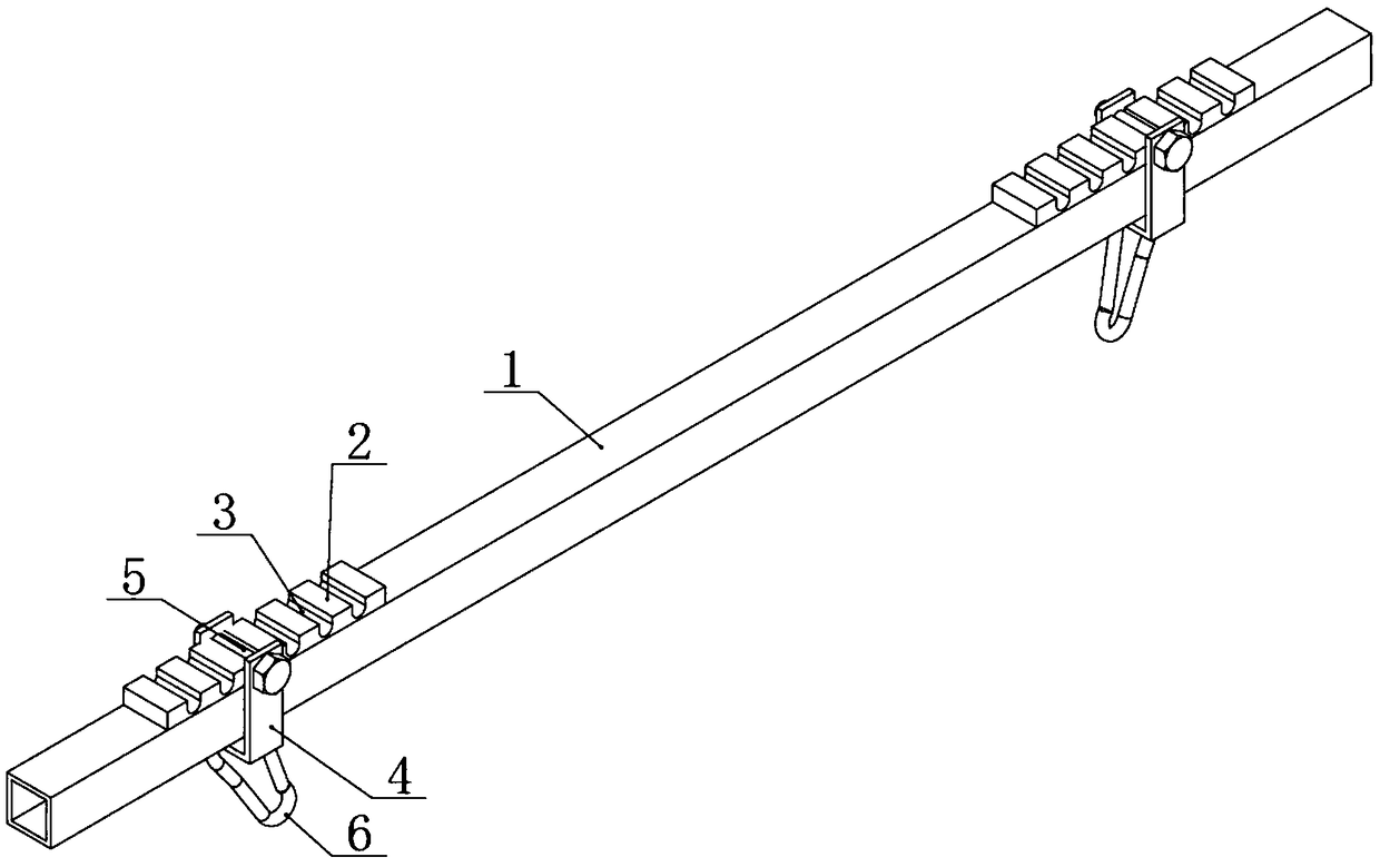 Fire-fighting escape rope hooking device