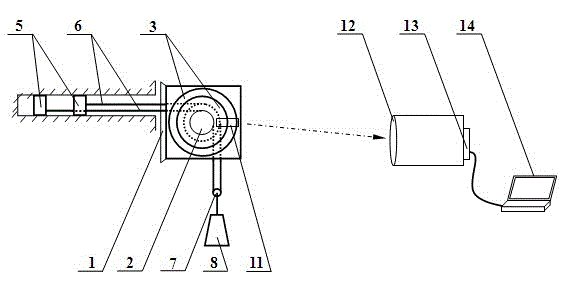 Long distance observation apparatus for internal displacement of surrounding rocks