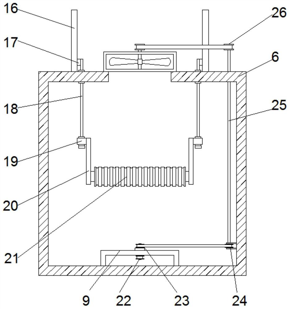 Drying device for cable processing