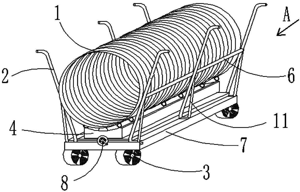 Ultralarge-diameter spiral corrugated pipe alignment device and method for applying same