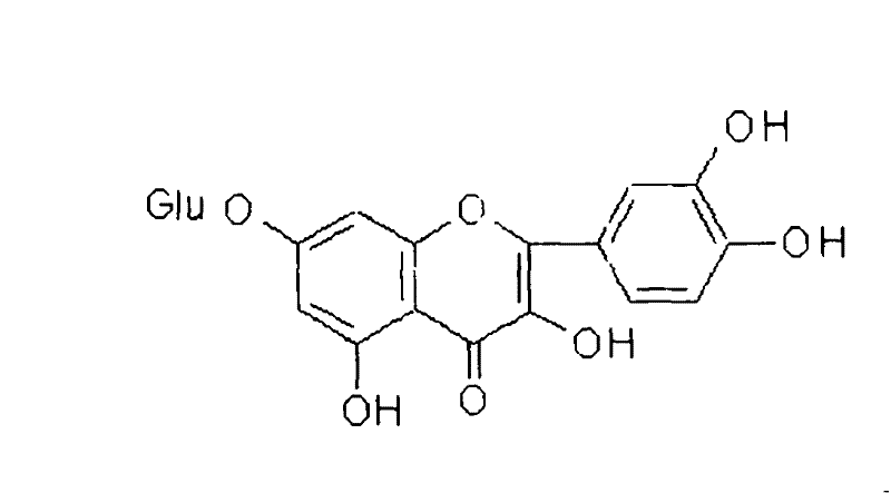 Application of meletin-7-0-glycoside in mass control of cudrania tricuspidata or preparations thereof