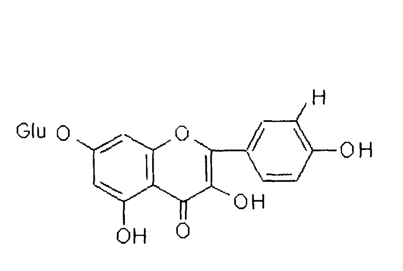 Application of meletin-7-0-glycoside in mass control of cudrania tricuspidata or preparations thereof