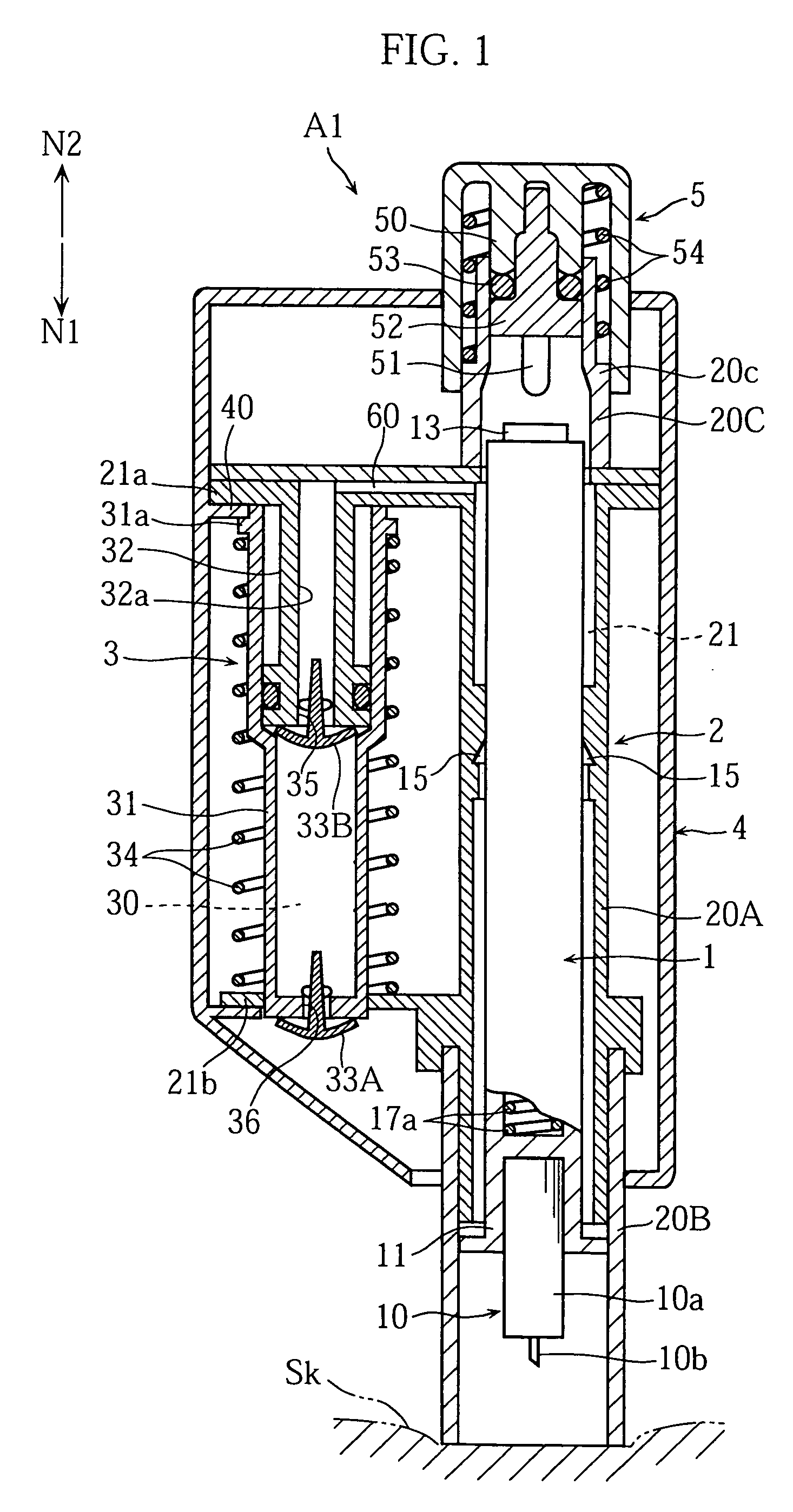 Lancing device, method of making lancing device, pump mechanism, and sucking device