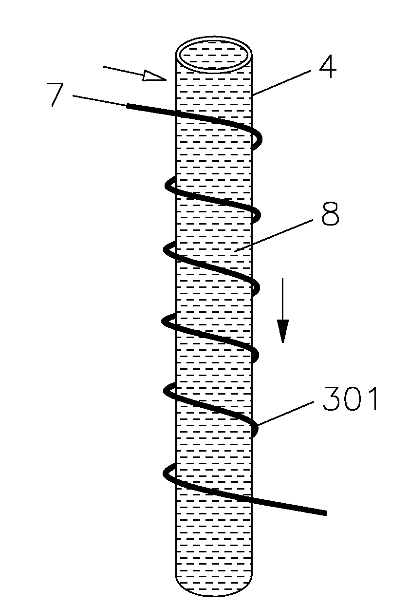 Backheating method and backheating structure for heat pump air conditioner
