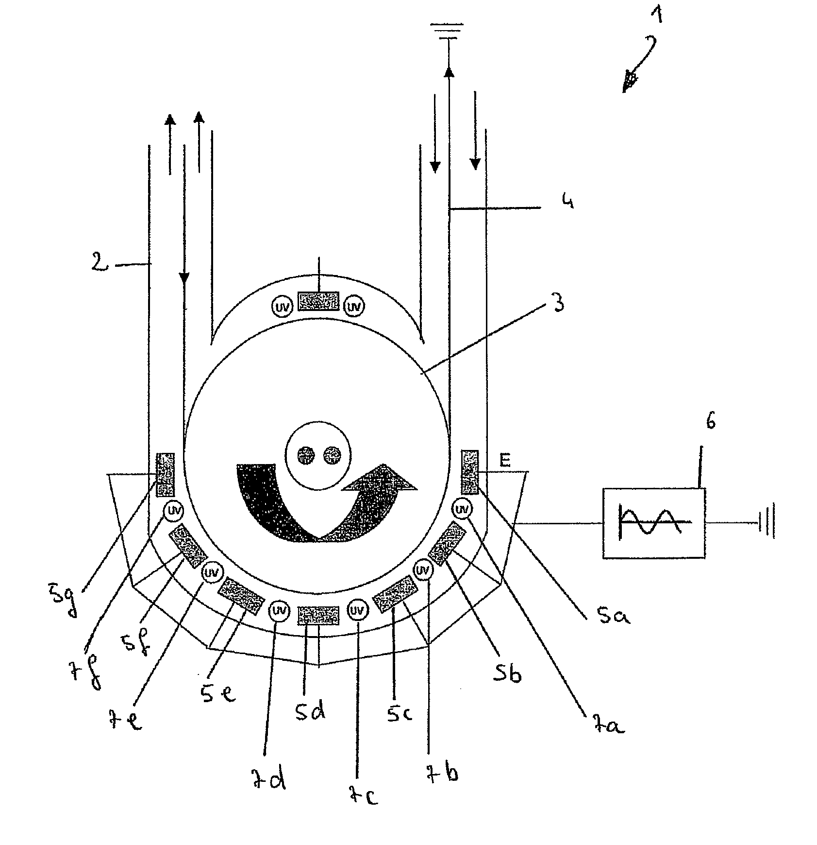 Method for the plasma cleaning of the surface of a material coated with an organic substance and the installation for carrying out said method