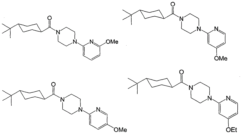 Alkoxypyridyl-containing trans-cyclohexane amide compound and application thereof