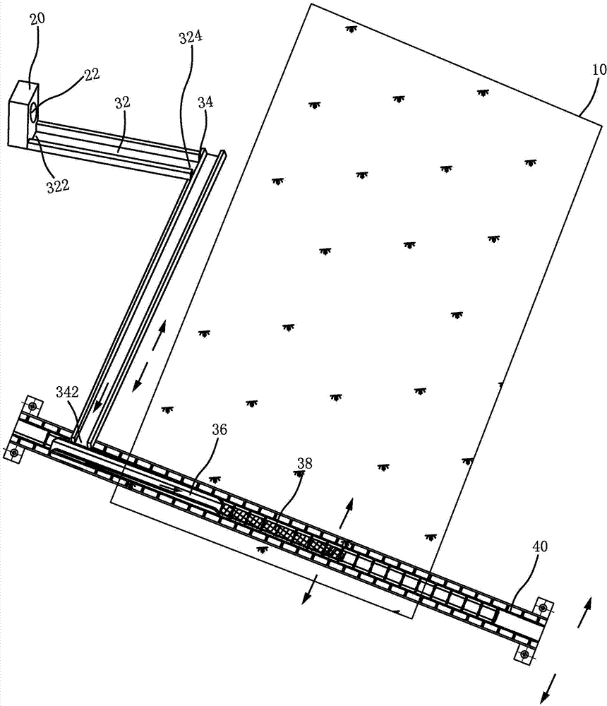 Concrete distributing and conveying system