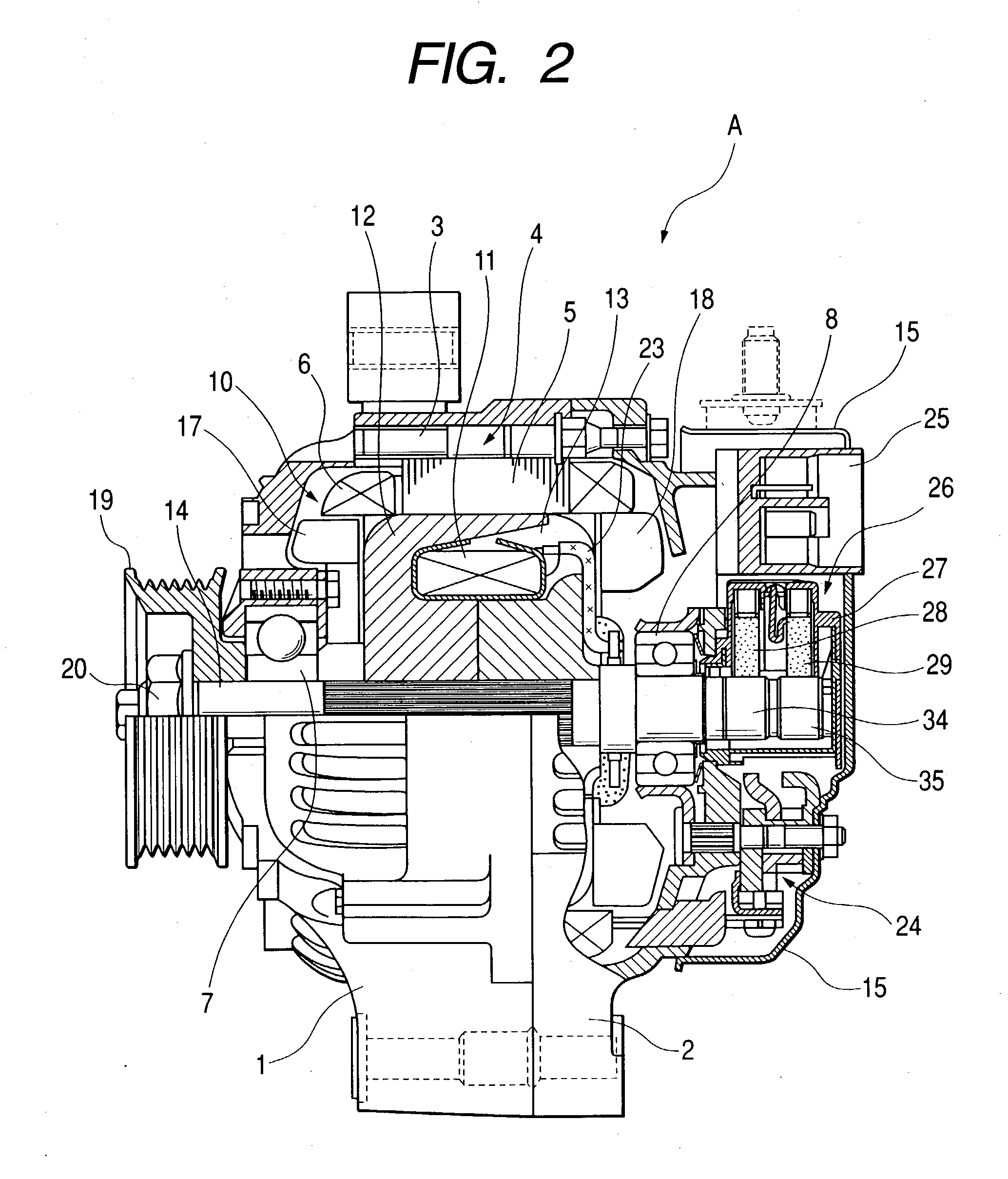 Brush support jig used in mounting a brush assembly of a rotary electric machine, and method of mounting the brush assembly using the brush support jig