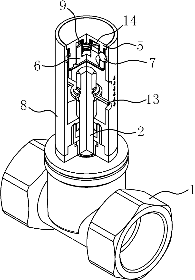 Novel lock valve