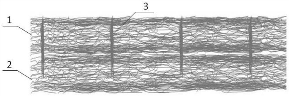 A kind of preparation method of reverse osmosis composite non-woven fabric