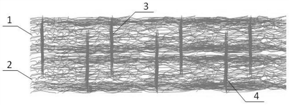 A kind of preparation method of reverse osmosis composite non-woven fabric