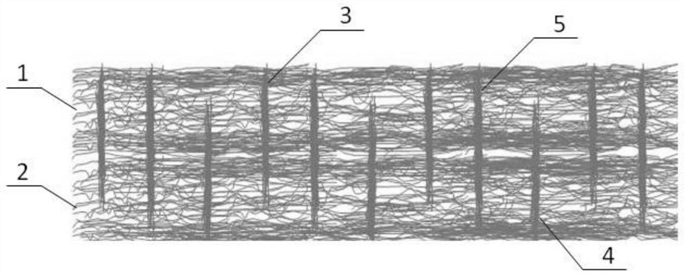 A kind of preparation method of reverse osmosis composite non-woven fabric