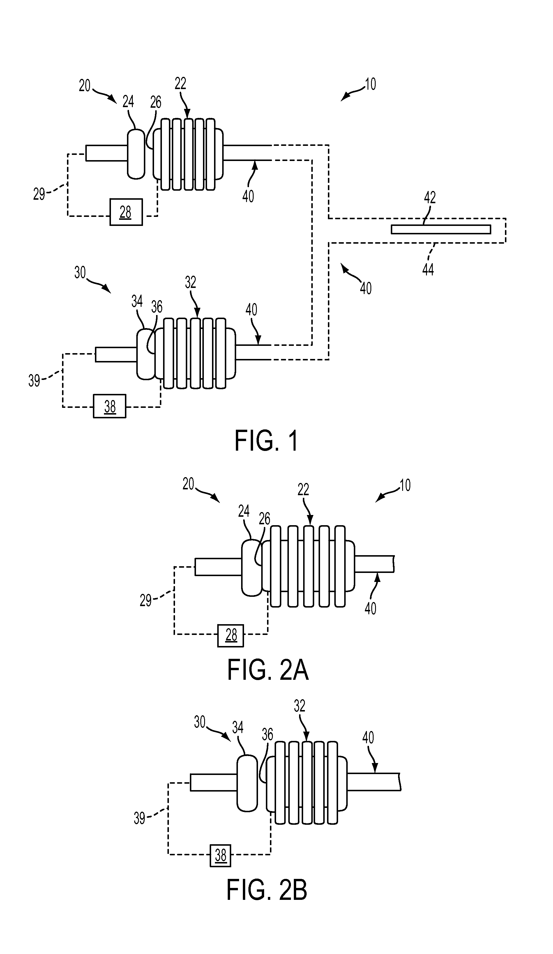 Pneumatic detector assembly with bellows