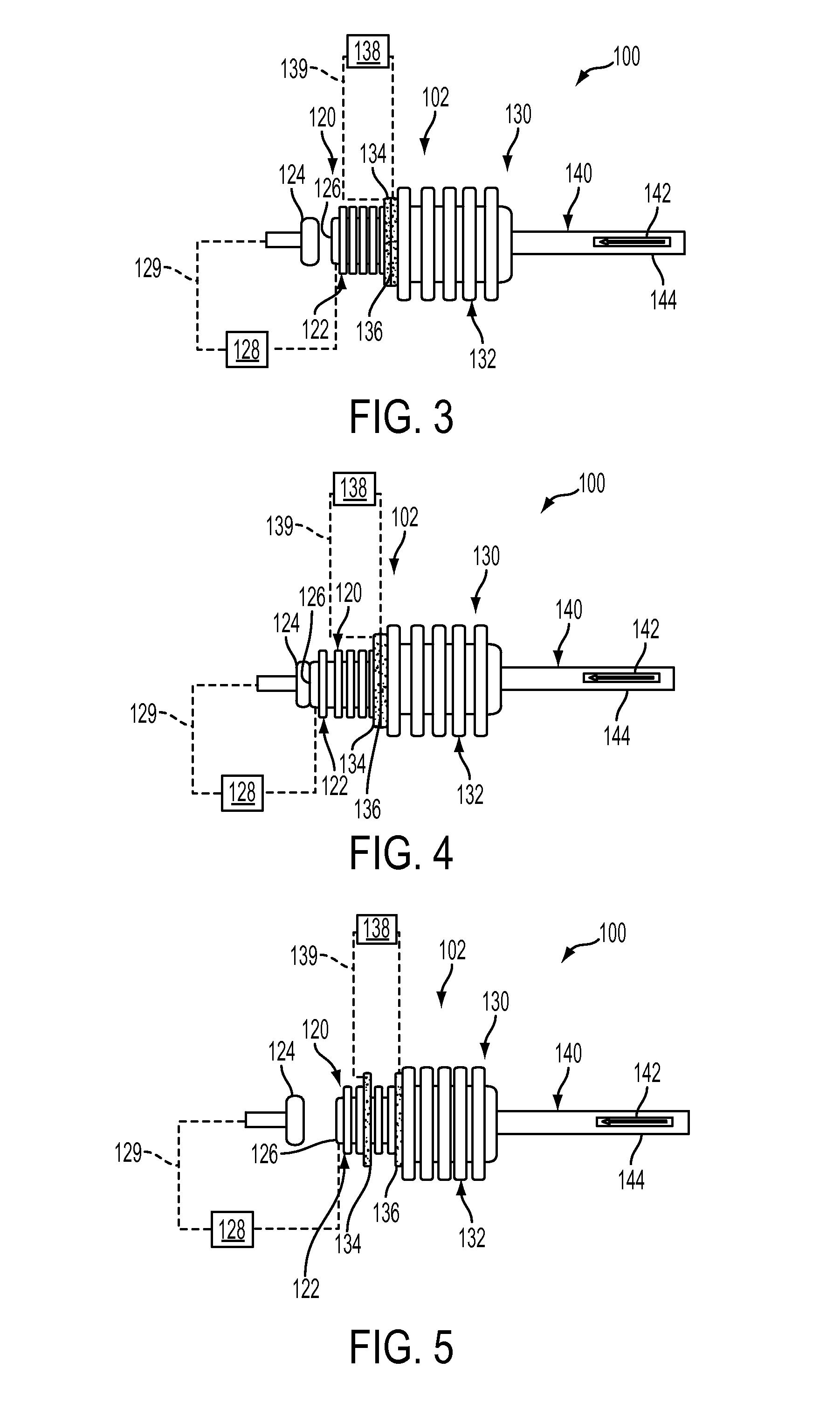 Pneumatic detector assembly with bellows