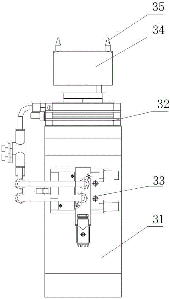 Multi-station continuous workpiece stamping device