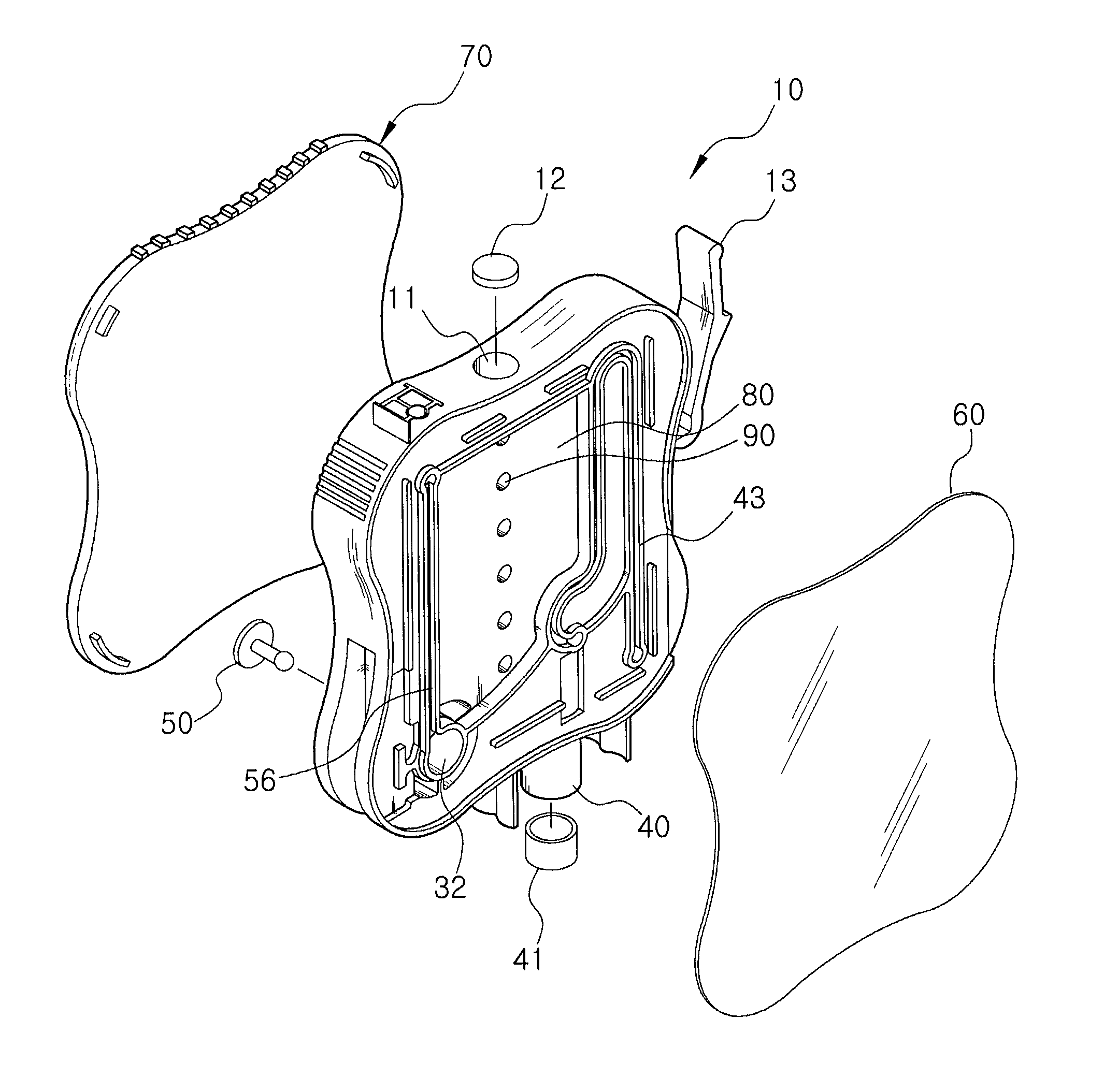 Ink-cartridge for printers and ink refilling method