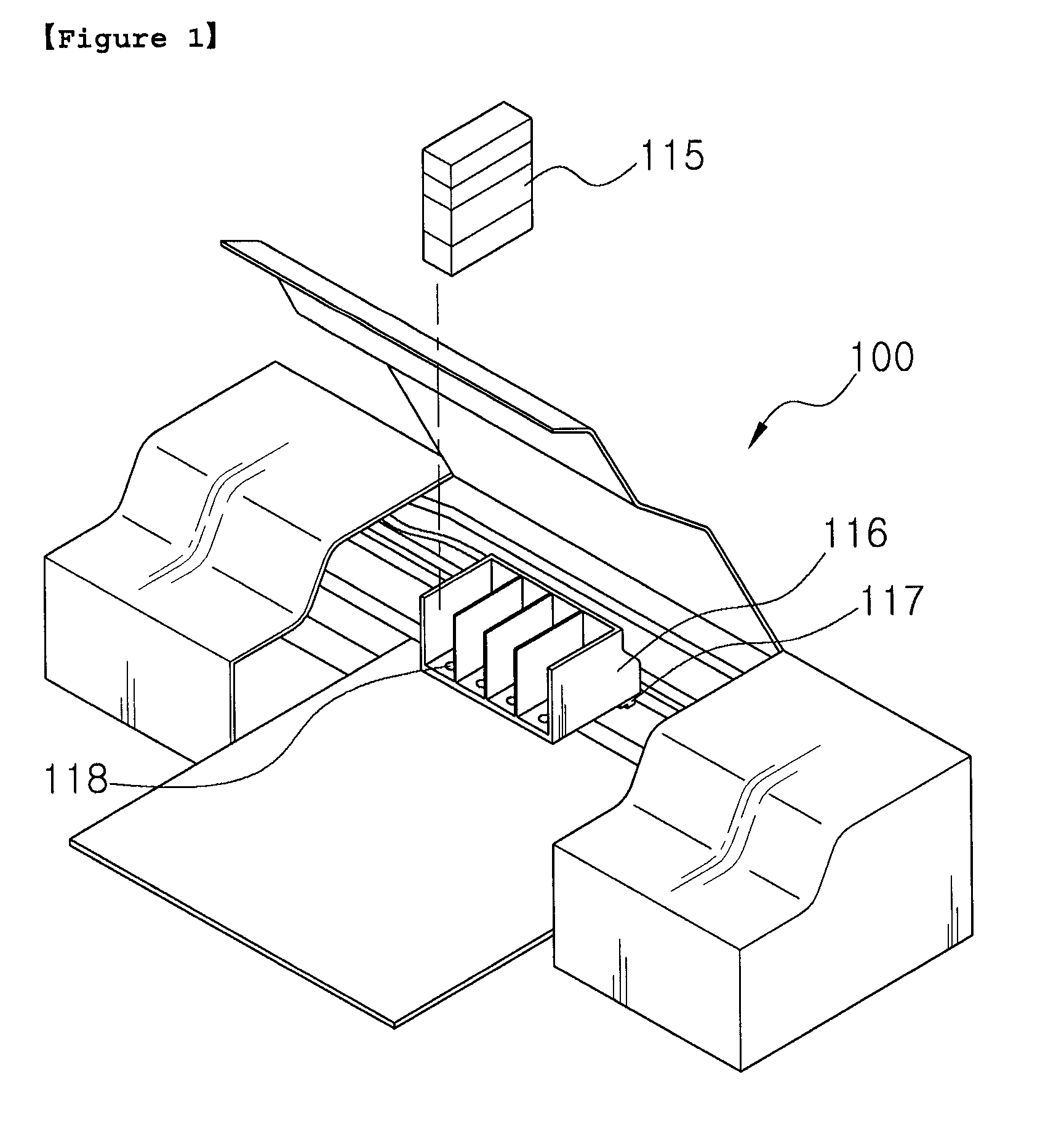 Ink-cartridge for printers and ink refilling method