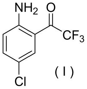 Synthetic method of efavirenz intermediate namely 1-(2-amino-5-chlorphenyl)-2, 2, 2-trifluoroethanone