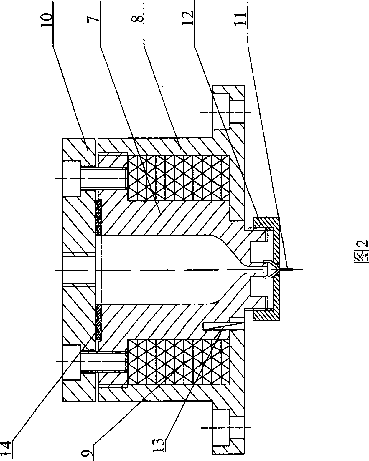 Device for producing small solder alloys welding balls