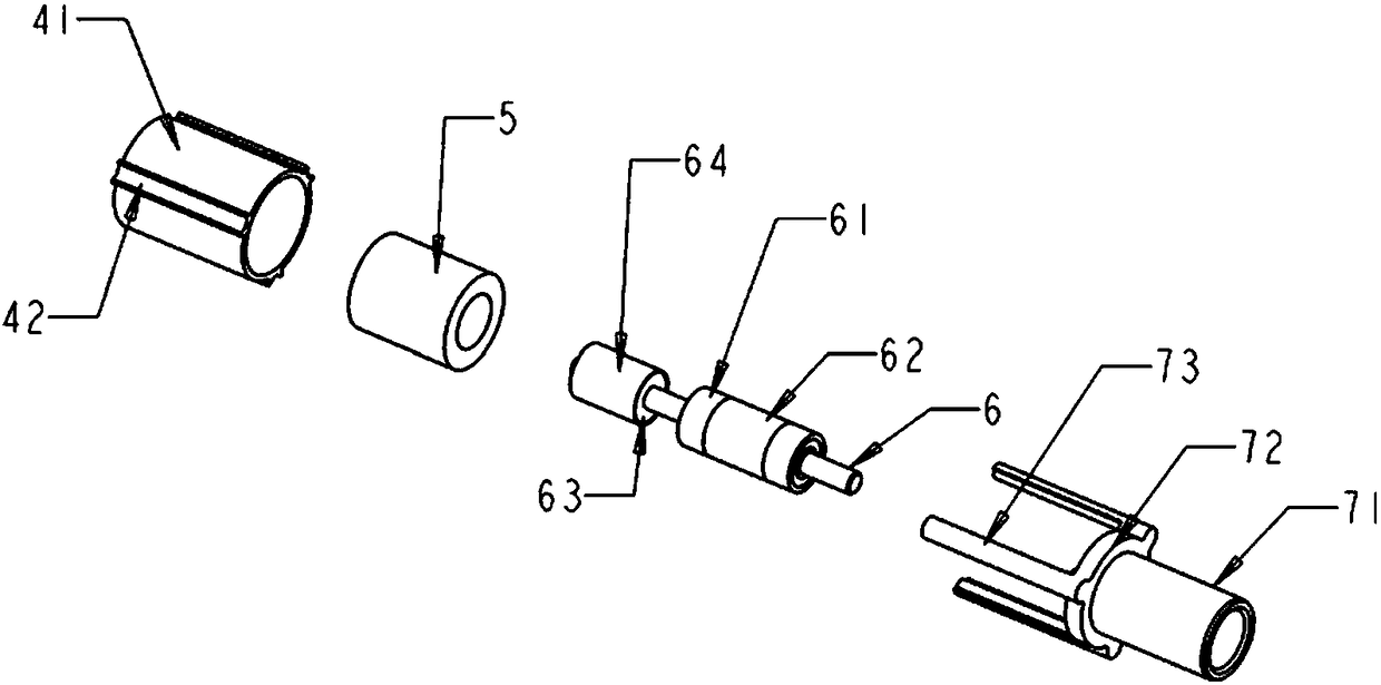 High-speed motor provided with variable air channel