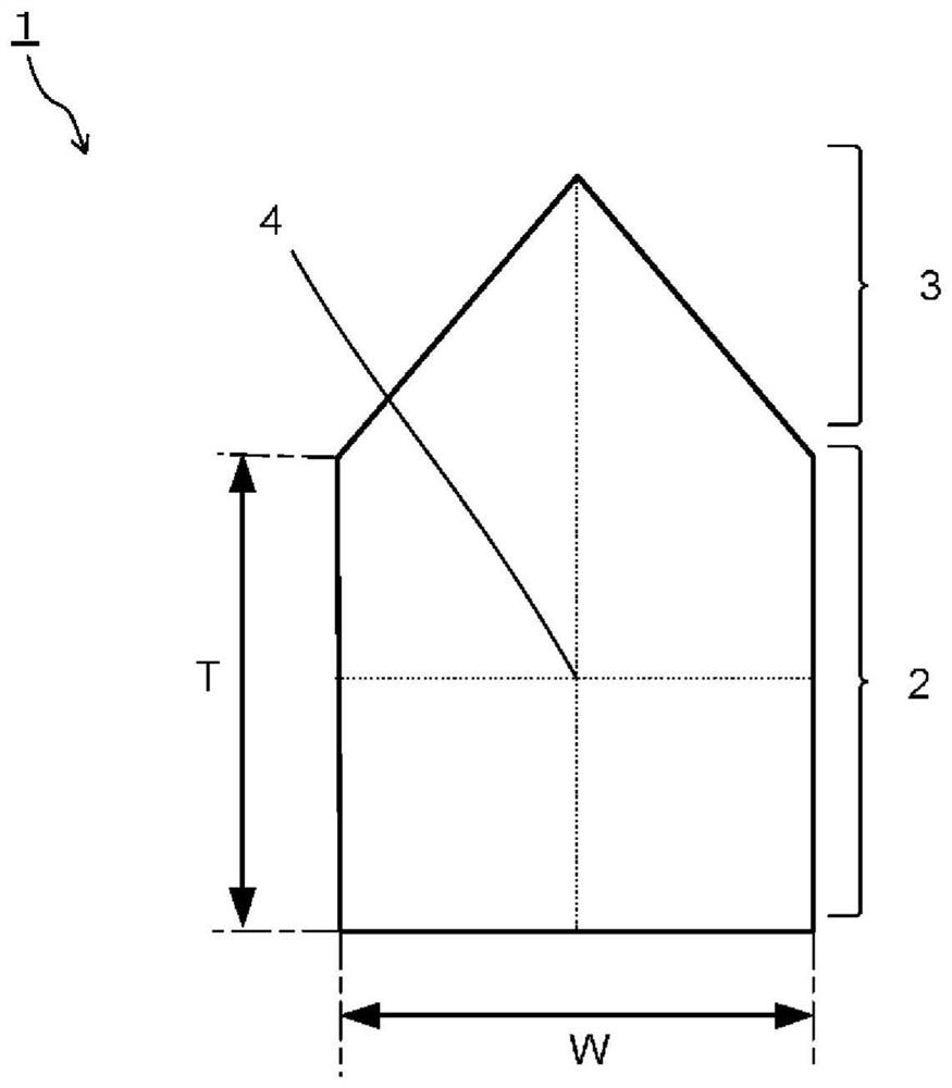 Cathode component for discharge lamp, and discharge lamp