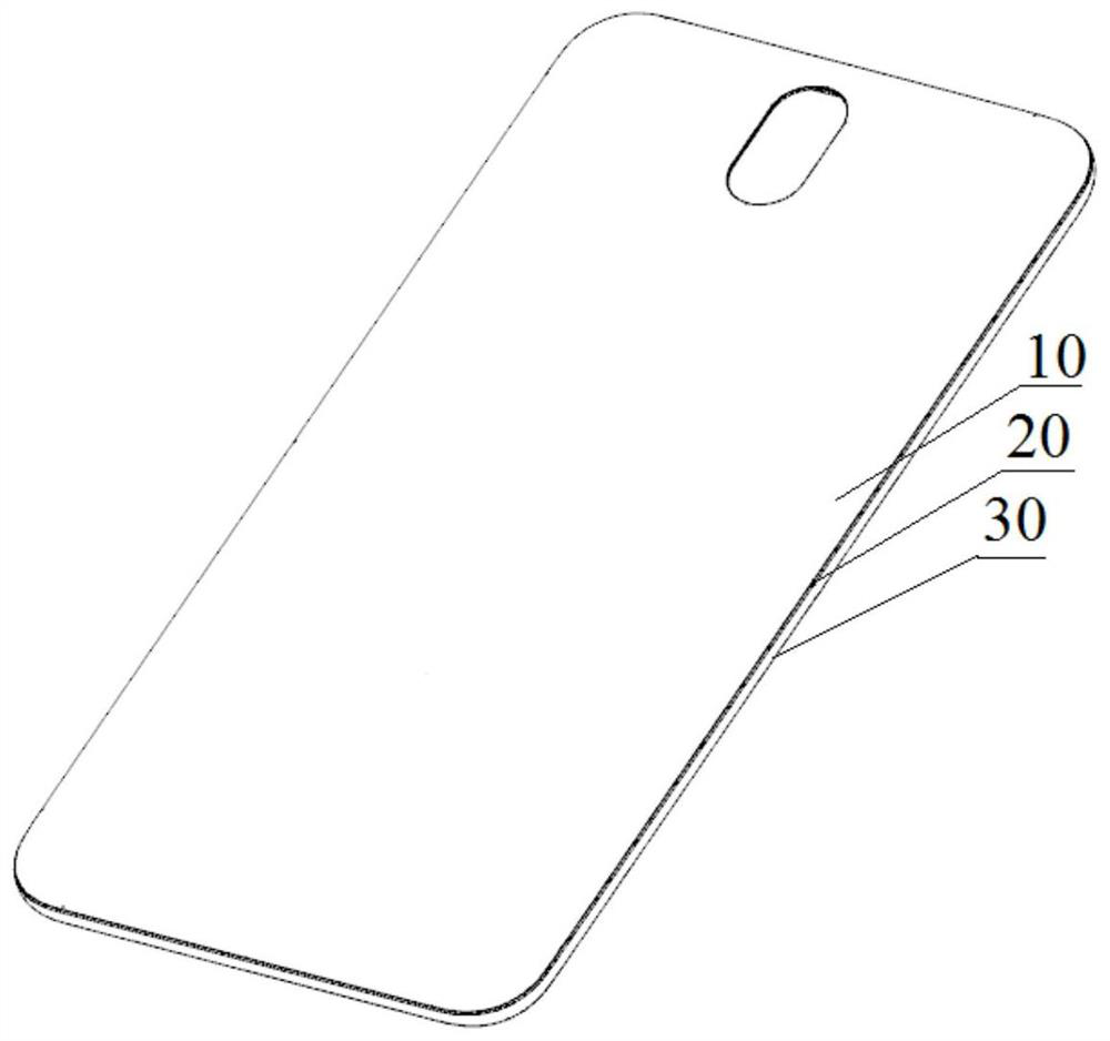 3D glass metal composite body and its preparation method and electronic product