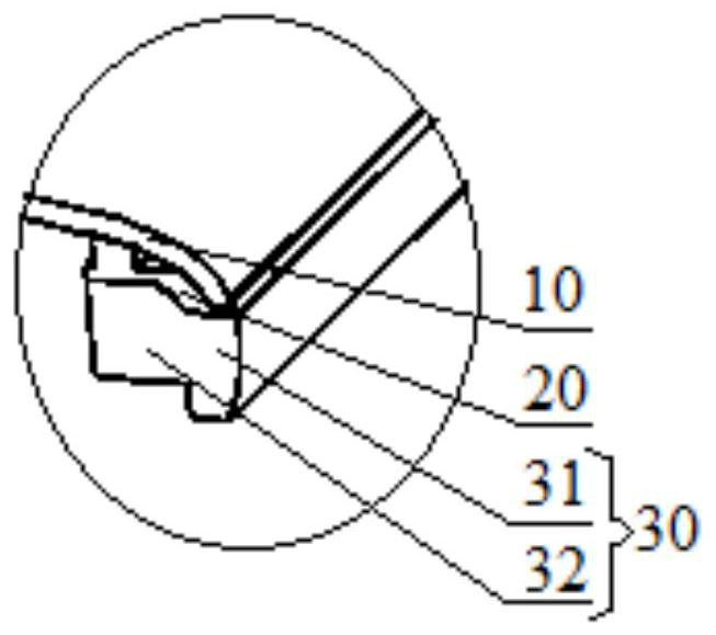 3D glass metal composite body and its preparation method and electronic product