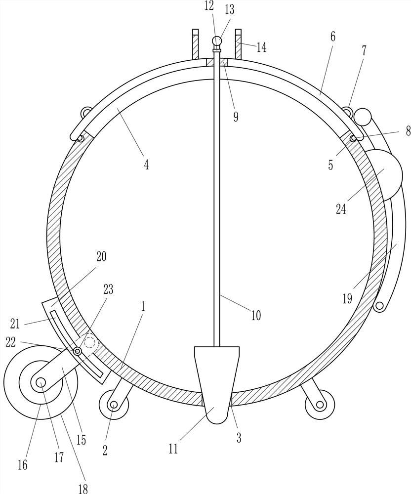 A room cement slurry paving equipment