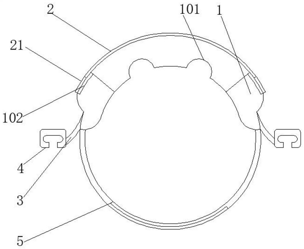 Wound protection device for hemodialysis nursing with wire arrangement function