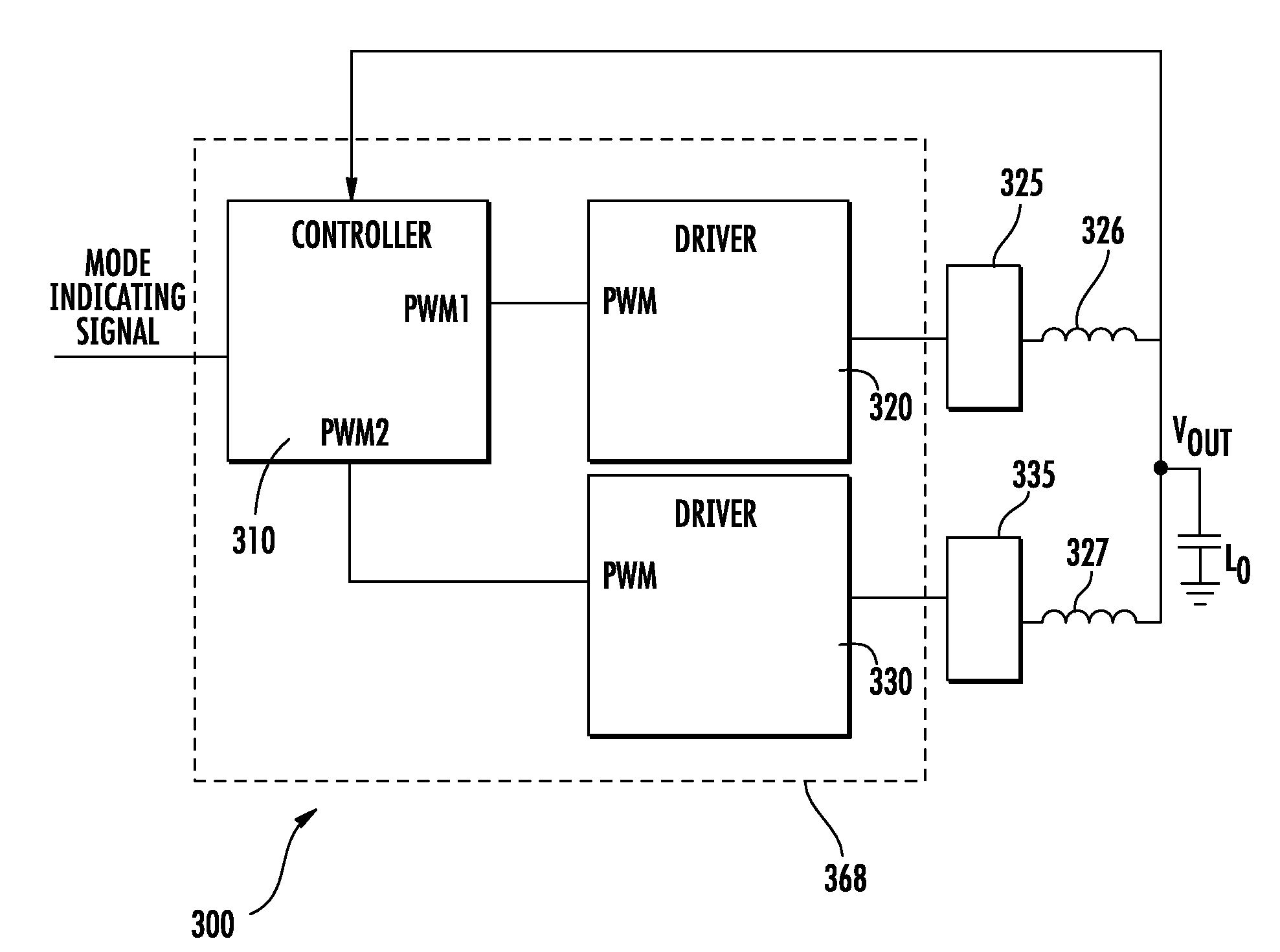 Controller and driver communication for switching regulators