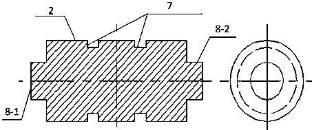 A new type of gas-driven two-stage light gas gun piston and counterweight combination device