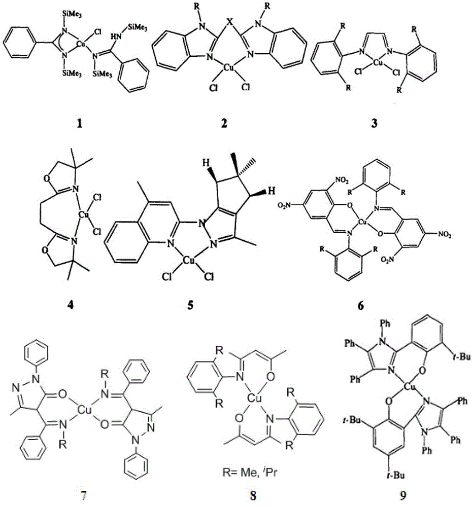 β-ketimine-coordinated binuclear copper complex, preparation method and use