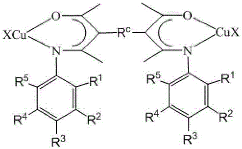 β-ketimine-coordinated binuclear copper complex, preparation method and use