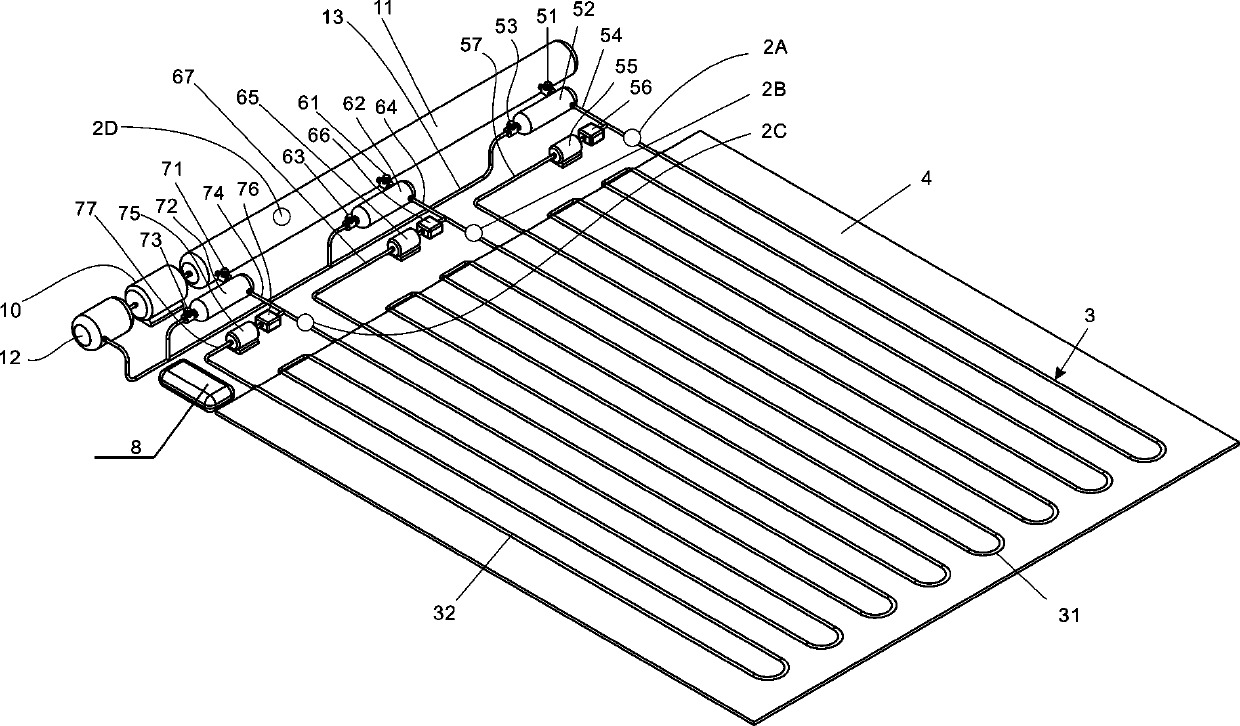 Method and structure for adjusting hardness and temperature of mattress surface pad