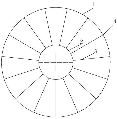 A kind of electron beam welding method of dense rectangular girth weld on outer annular surface