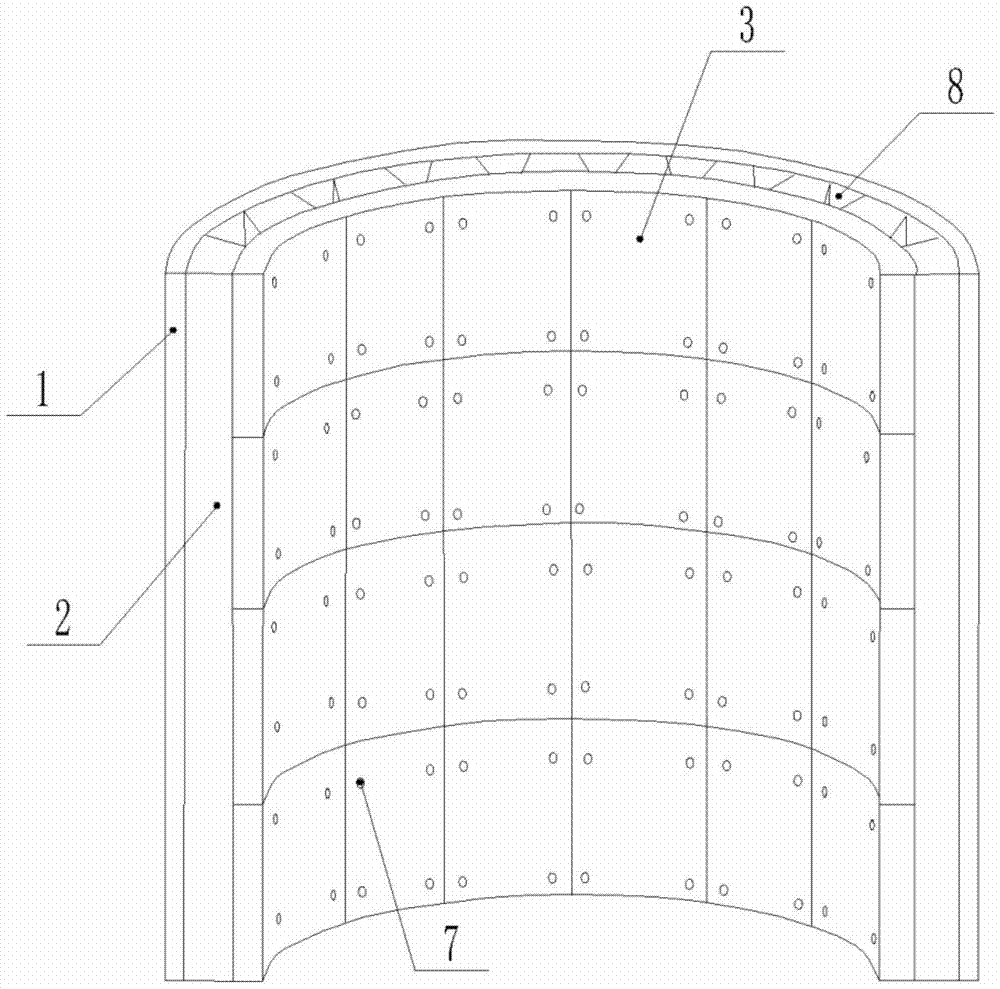 Inner barrel of a cement preheater