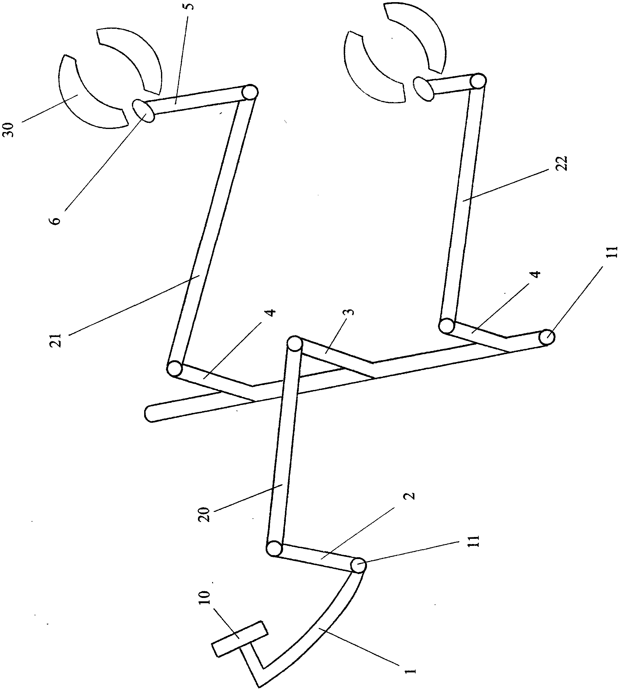 Manpower driving braking structure of rear wheels of motor tricycle and electro-tricycle