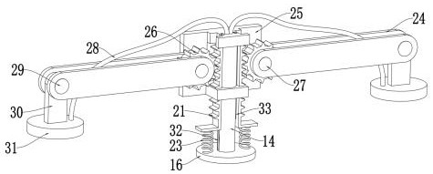 Bernoulli rotary type pneumatic and hydraulic double-control building material stacking device