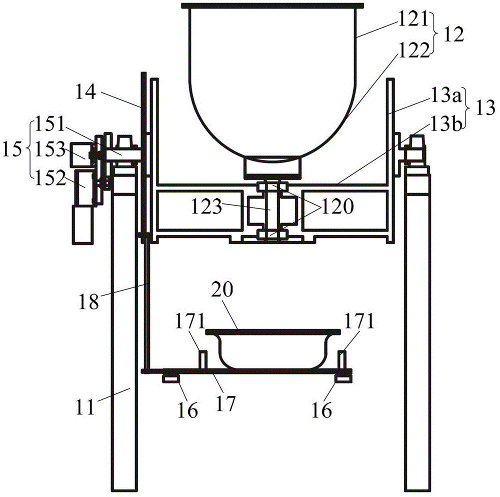 Dispensing device suitable for fully automatic cooking machines