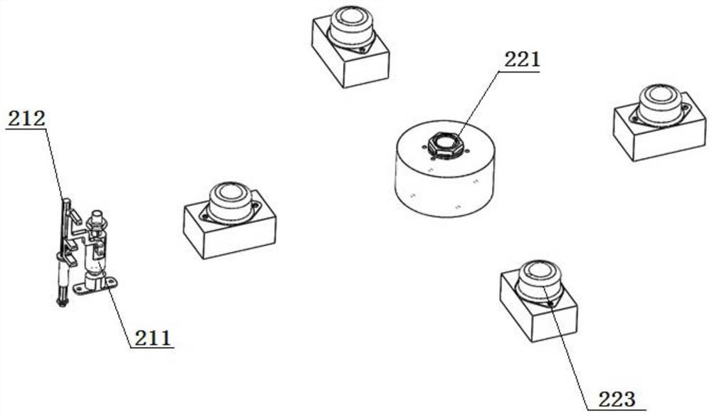 Multi-silicon-wafer transporting, taking and delivering vehicle