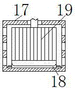 Cleaning device for feeding trough for pig raising