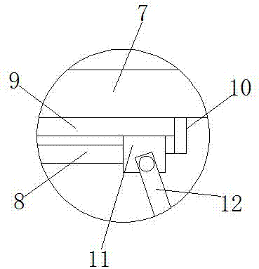 Cleaning device for feeding trough for pig raising