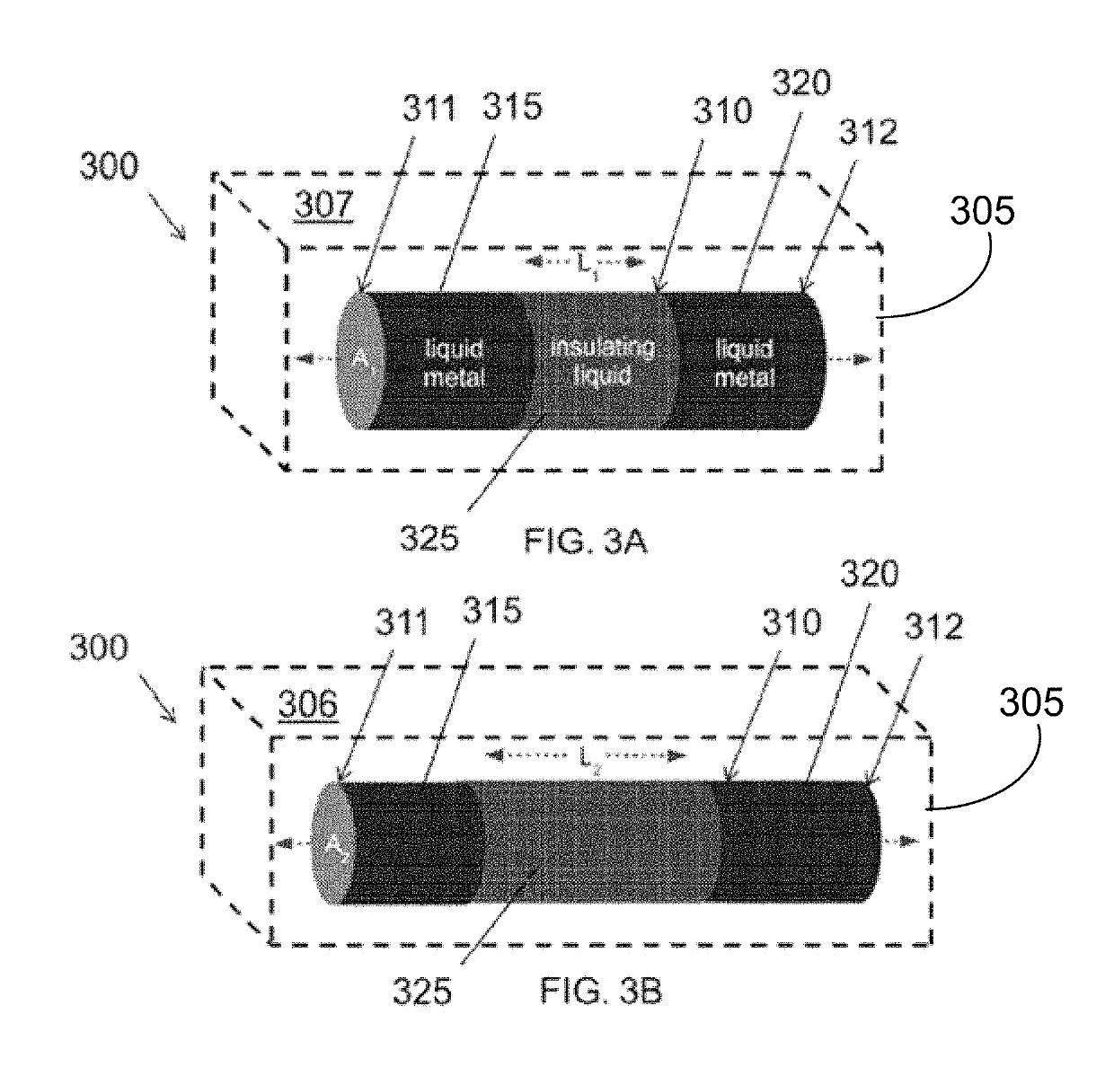 Methods of rapid 3D nano/microfabrication of multifunctional shell-stabilized liquid metal pipe networks and insulating/metal liquids electro-mechanical switch and capacitive strain sensor