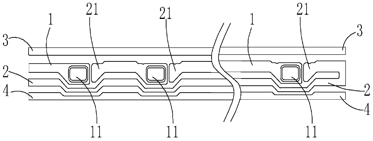 Modularized LED lamp strip and processing method thereof