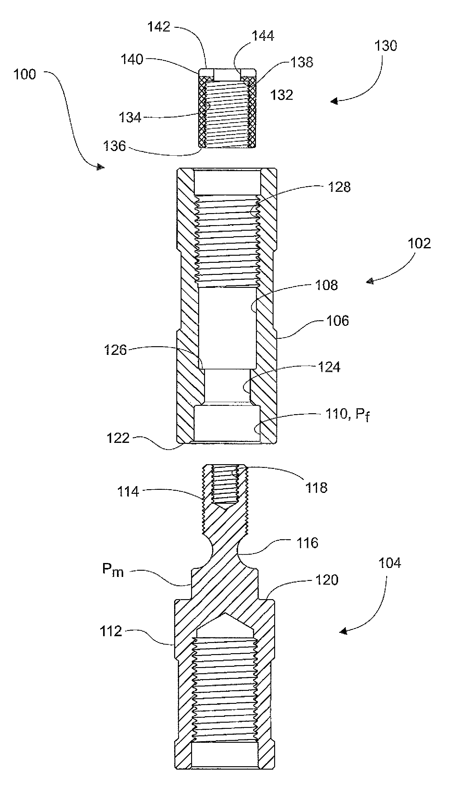 Shear coupling assembly for use with rotary and reciprocating pumps
