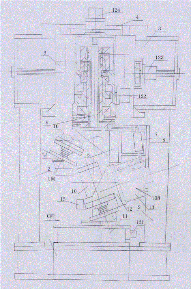 Numerically-controlled edge grinding machine for irregular glass