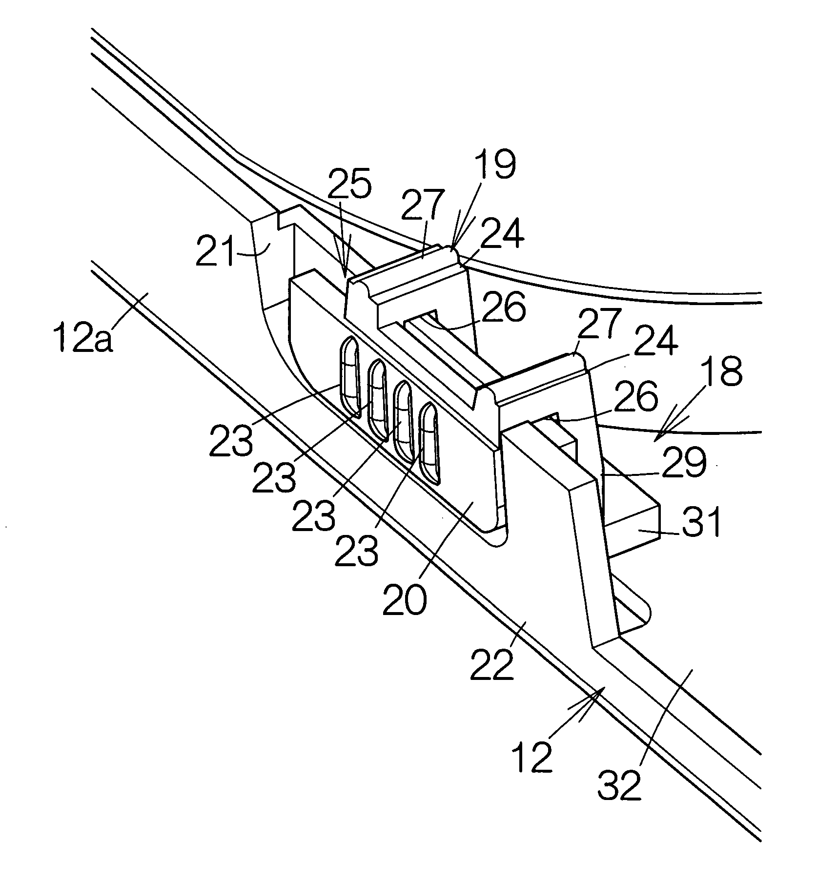 Operating piece unit for switch and electronic apparatus