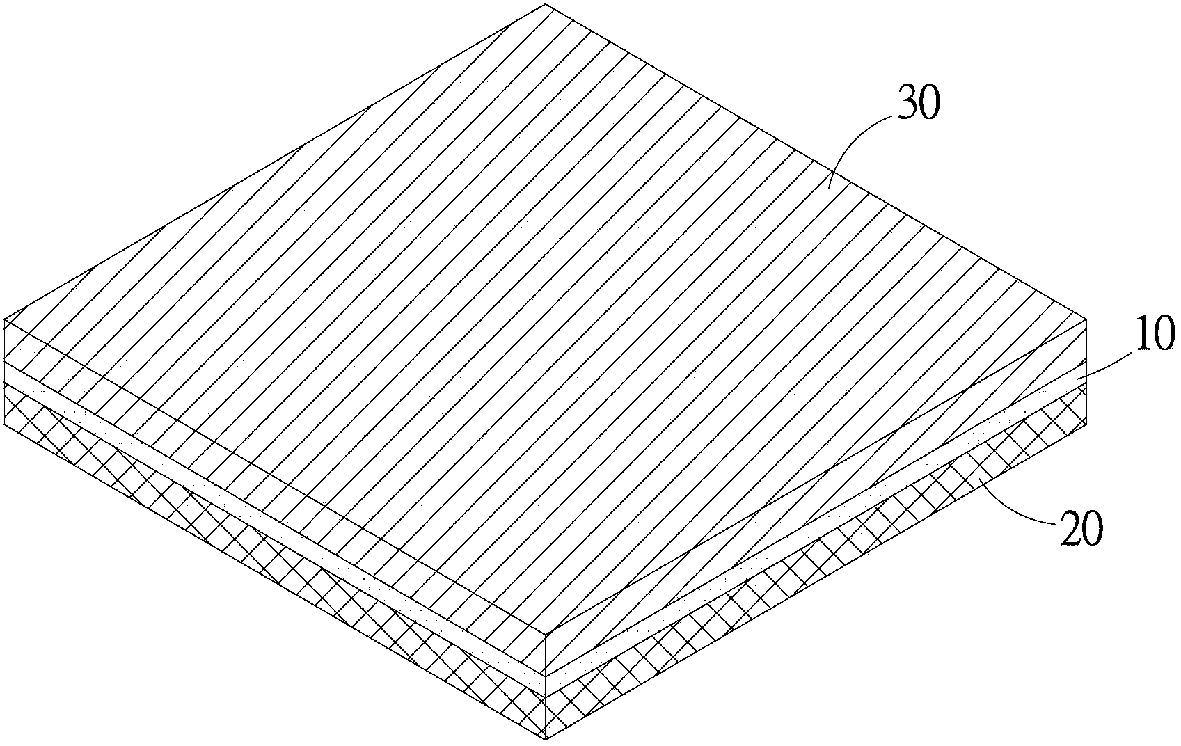 Base material-free optical adhesive tape and its manufacturing method