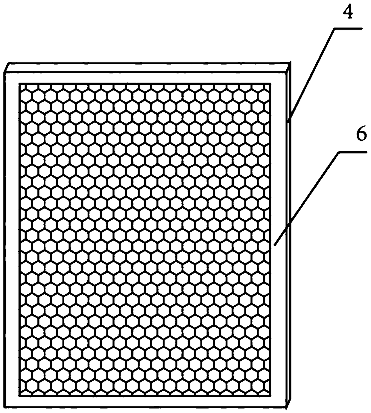 Filter net based on formaldehyde purification function